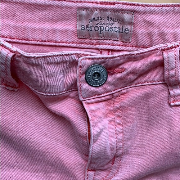 Pink Aeropostale jean cut off shorts - Picture 2 of 4